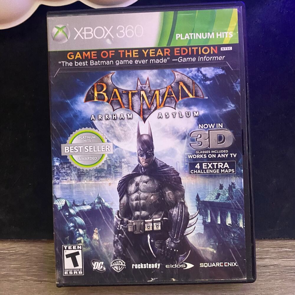 Batman Arkham Asylum Game of The Year Xbox 360